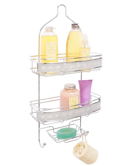 Bath Bliss Pave Diamond Design Shower Caddy